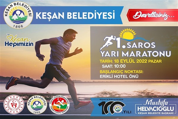 1’inci Saros Yarı Maratonu 18 Eylül’de gerçekleşecek