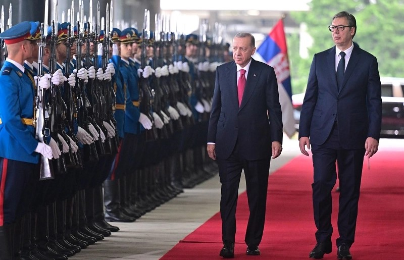 Cumhurbaşkanı Erdoğan, Sırbistan Cumhurbaşkanı Vucic ile Bir Araya Geldi