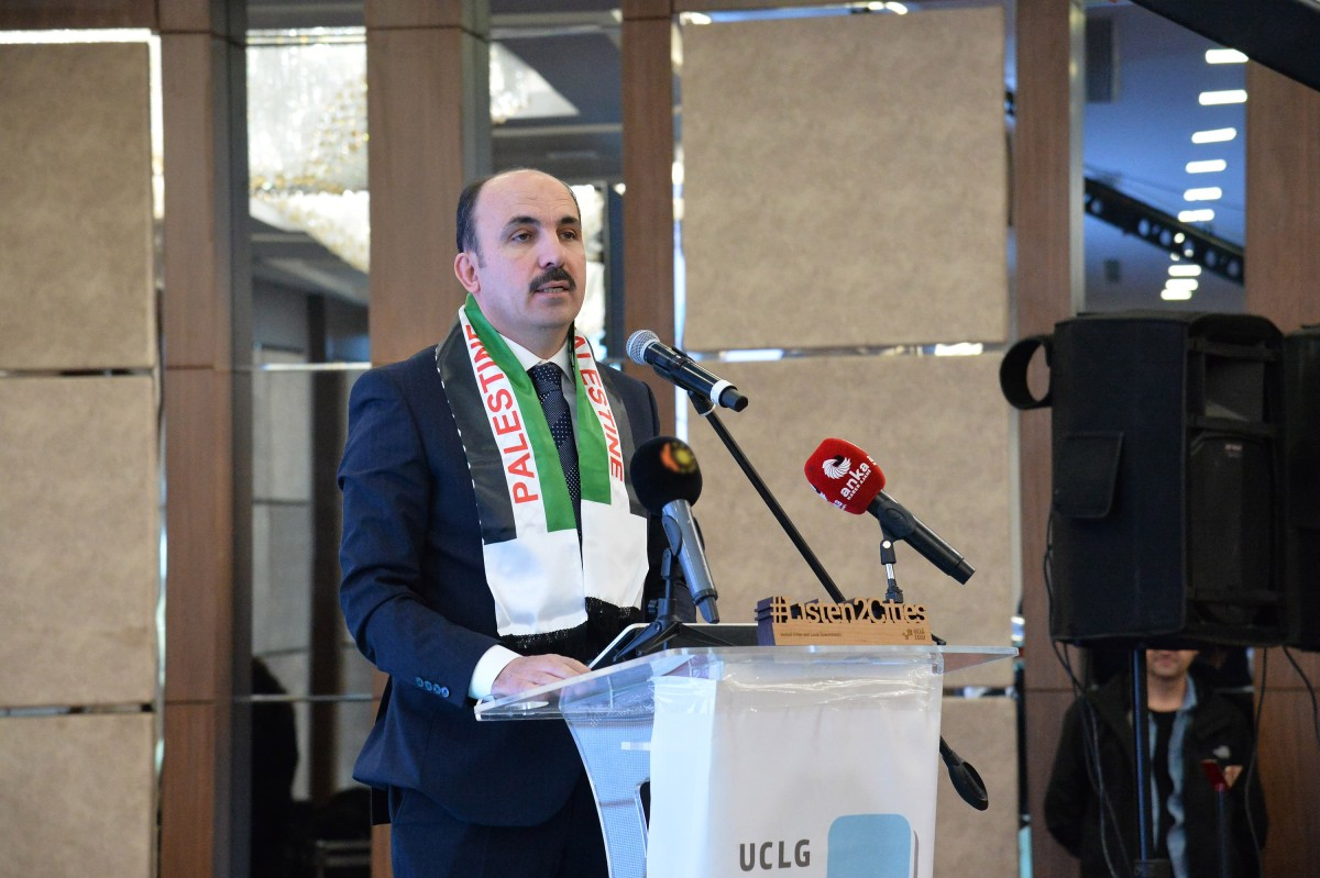 Başkan Altay, UCLG-MEWA Toplantısında Diyarbakır'da Açıklamalarda Bulundu