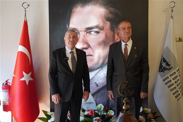 Zafer Partisi Genel Başkanı Özdağ'dan ADD Genel Merkezi'ne ziyaret