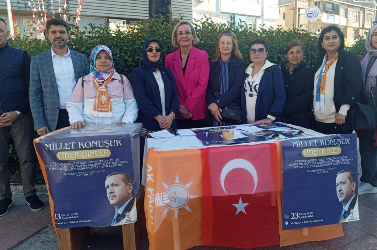 Keşanlılardan “Millet Konuşur, Lider Dinler” Etkinliğine Yoğun İlgi