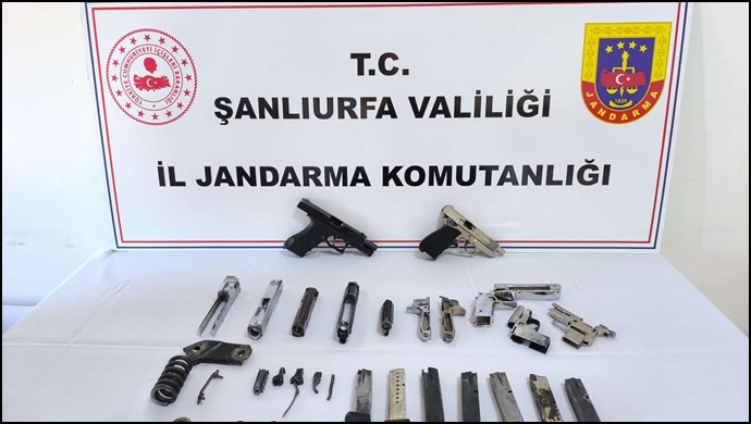 Şanlıurfa'da Ruhsatsız Silah Operasyonu