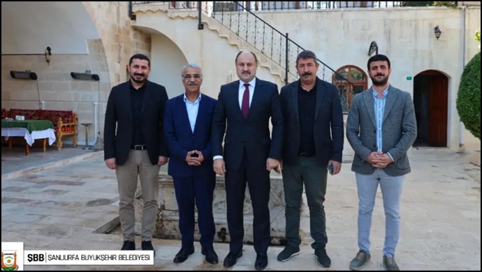 DEM Parti Şanlıurfa Milletvekili Mithat Sancar'dan Başkan Gülpınar'a Ziyaret