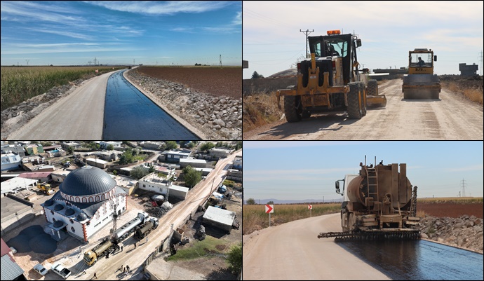 Büyükşehir Belediyesi’nden Viranşehir Kırsalına Konforlu Yol