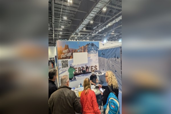 Erciyes, İngiltere’nin en büyük kış sporları fuarında tanıtıldı
