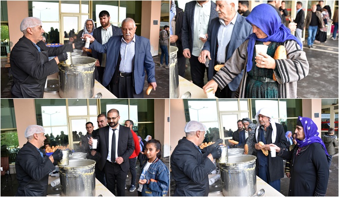 Siverek Devlet Hastanesinde her sabah bin kişiye çorba ikram ediliyor