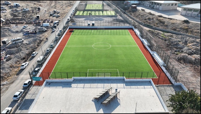 Eyyübiye Yenice spor kompleksi açılışa hazır