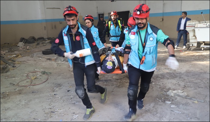 Umke ’den gerçeği aratmayan tatbikat-(VİDEO)