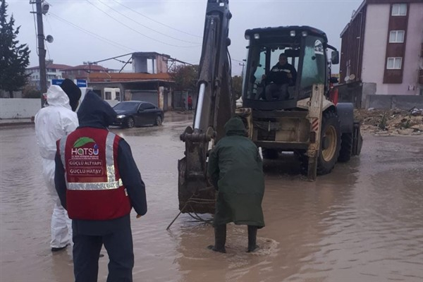 Hatay Büyükşehir Belediyesi’nden acil durum vakalarına müdahale