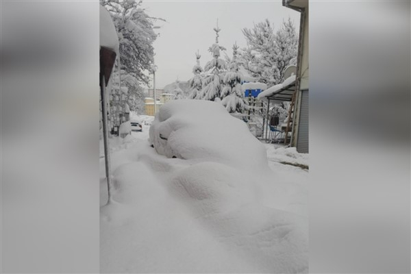 Ordu'da kar yağışı etkili oldu