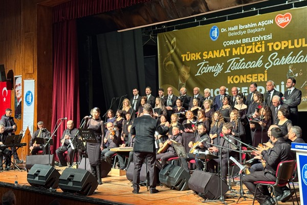 Çorum’da “İçimizi Isıtacak Şarkılar” konseri düzenlendi