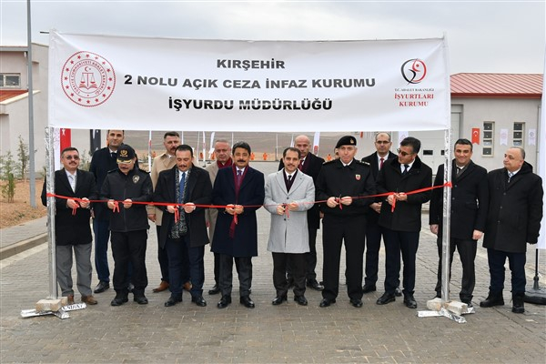 Kırşehir 2 Nolu Açık Ceza İnfaz Kurumu'nda atölyeler açıldı