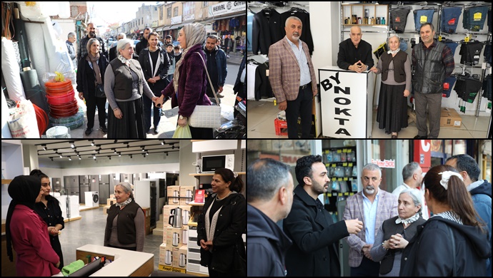 Eş Başkan Yorgun Esnafı Ziyaret Etti, Sorunlarını Dinledi