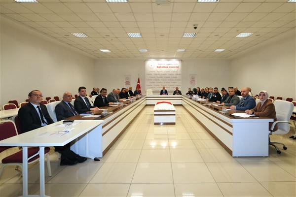 Karaman'da Ailenin Korunması ve Güçlendirilmesi İl Koordinasyon Kurulu Toplantısı yapıldı