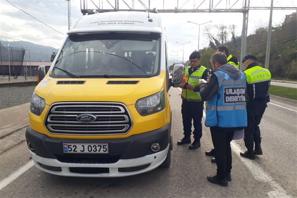Ordu Büyükşehir, 2024'te 5 bin 217 araç denetimi yaptı
