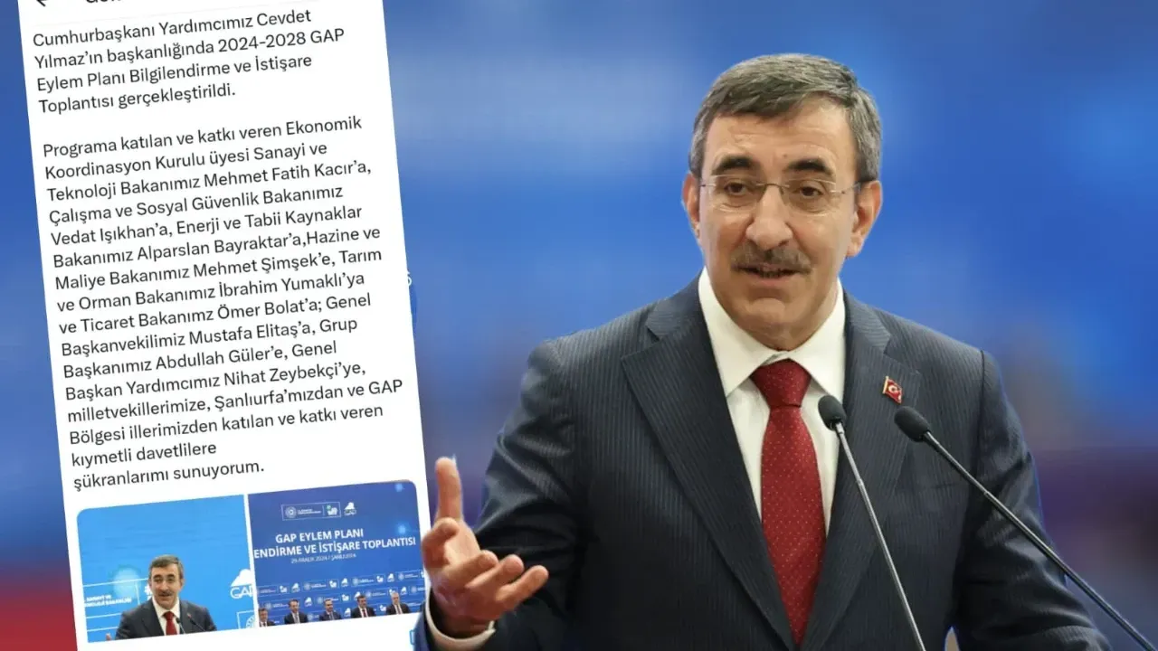 Halil Polat'tan GAP Eylem Planı Teşekkürü