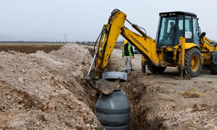 Malatya Yazıhan’da Altyapı Çalışmaları Tamamlanma Aşamasında
