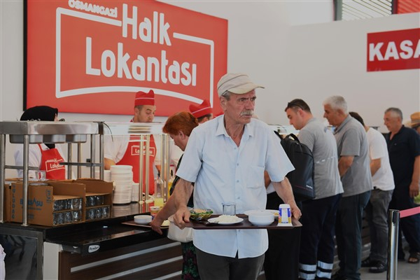 Osmangazi Halk Lokantası’ndan 150 bin kişi faydalandı