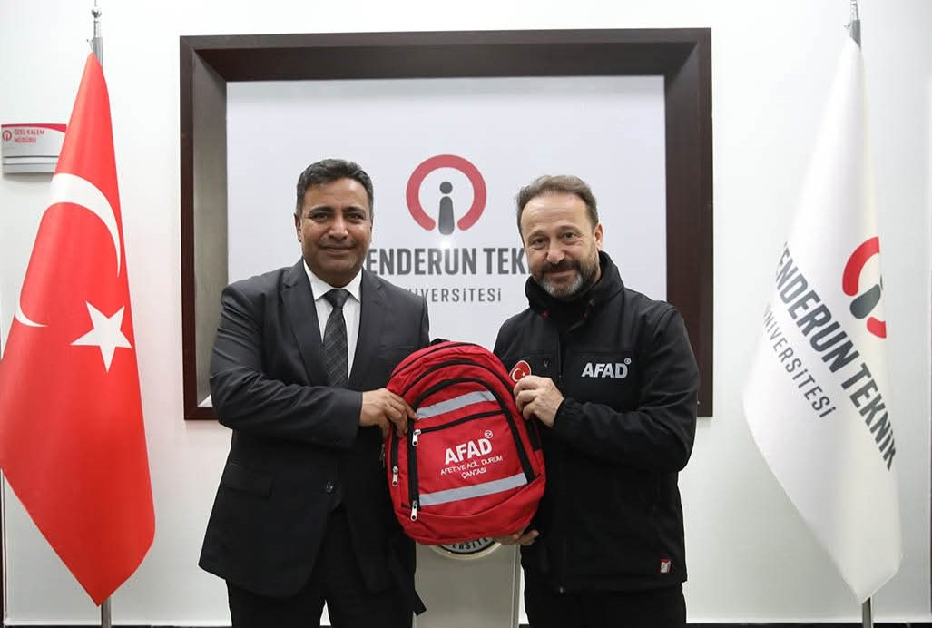 AFAD Hatay İl Müdürü Bayındır'dan Rektör Duruel'e ziyaret