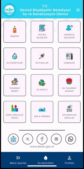 Büyükşehir DESKİ'den Yeni Mobil Uygulama