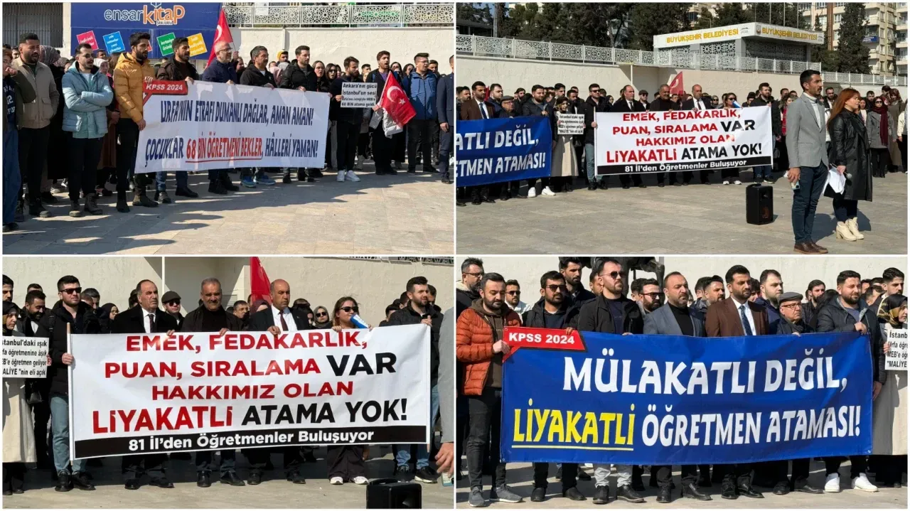 Atanmayan Öğretmenler Şanlıurfa’da Buluştu