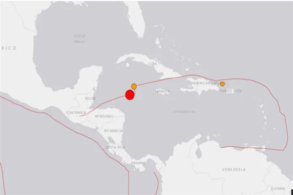 Karayip Denizi'nde 7.6 büyüklüğünde deprem