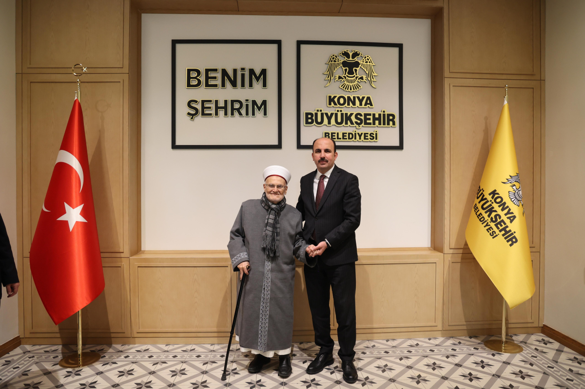 Mescid-i Aksa İmam Hatibi Şeyh İkrime Sabri, Başkan Altay'ı ziyaret etti