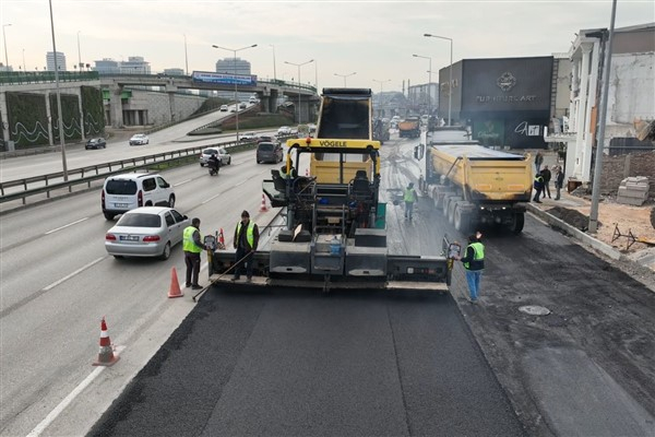 Bursa Büyükşehir'in Acemler’deki çalışmaları devam ediyor