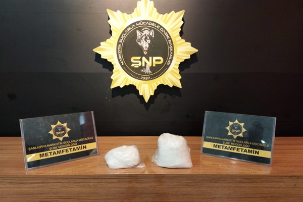 Şanlıurfa’da 1 kilo 500 gram metamfetamin ele geçirildi