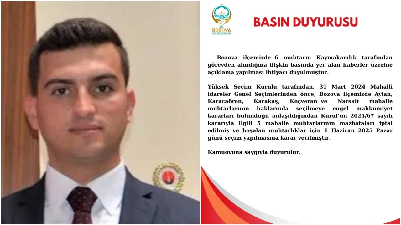 Bozova'da 5 Mahallede Muhtarlık Seçimleri Yenilenecek