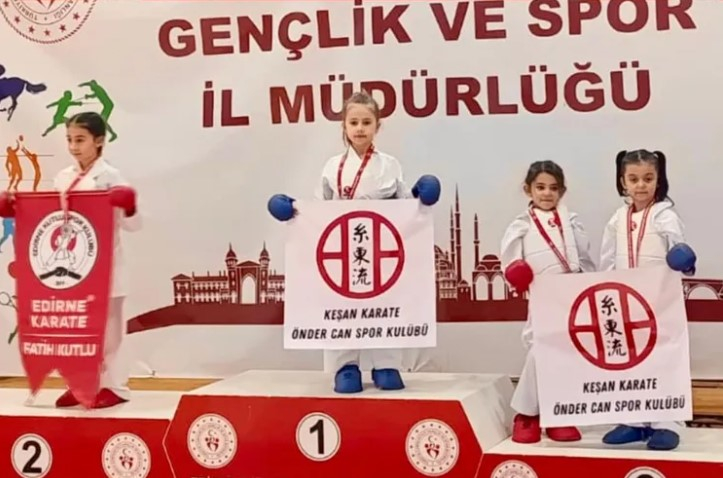 Keşan Öndercan Spor Kulübü, Edirne Karate İl Şampiyonası’nda Parladı