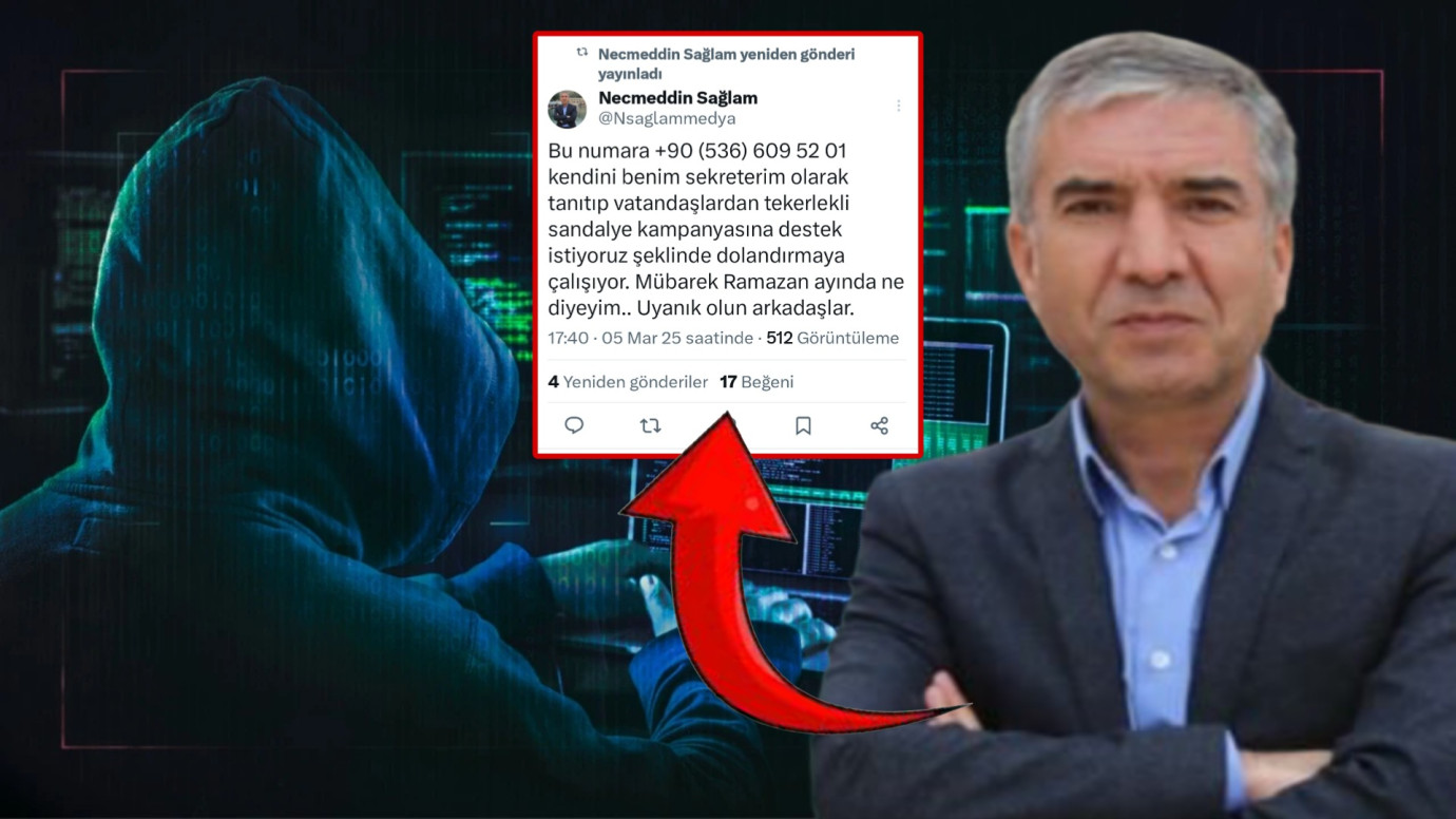 Eyyübiye Belediye Başkan Yardımcısı Necmettin Sağlam’dan Dolandırıcılık Uyarısı