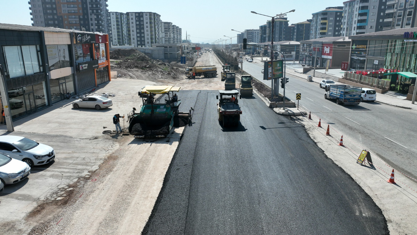 Maşuk toki yolu'nda 2. Etap asfalt serimi başladı