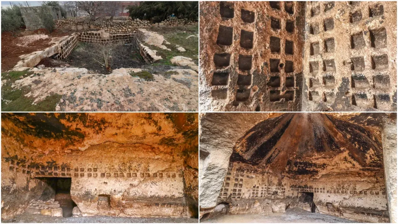 Şanlıurfa'da Roma Dönemine Ait Kolumbaryumlar Kayıt Altına Alınıyor