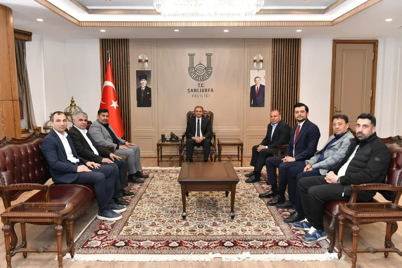 Şanlıurfaspor yönetiminden Vali Şıldak 'a ziyaret