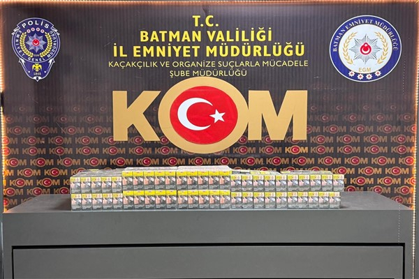Batman'da bin 146 paket sigara ele geçirildi