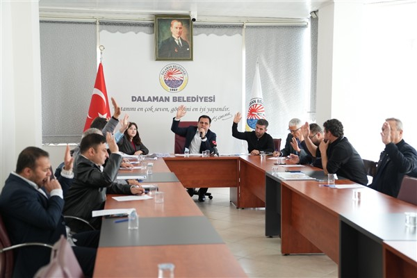 Dalaman Belediyesi nisan ayı Olağan Meclis Toplantısı yapıldı