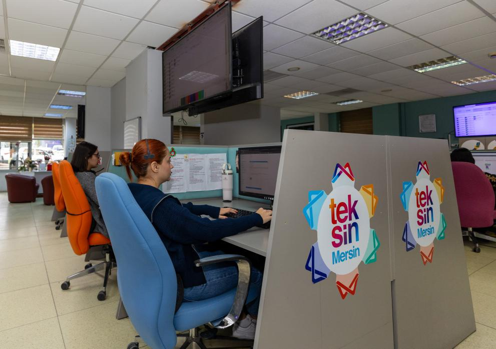 Mersinliler, Büyükşehir’in Teksin İletişim Merkezi ile Sesini Duyuruyor