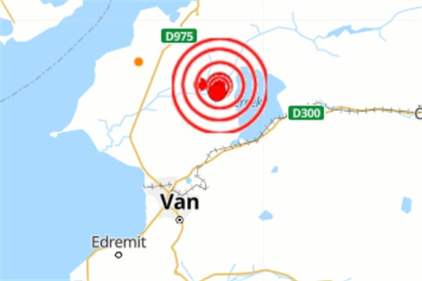Van'da deprem