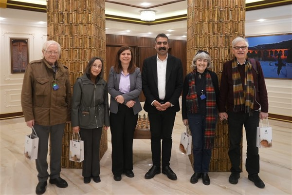 DBB Eş Başkanları, &Prime;Geçmiş Gelecektir&Prime; programı için gelen heyeti ağırladı