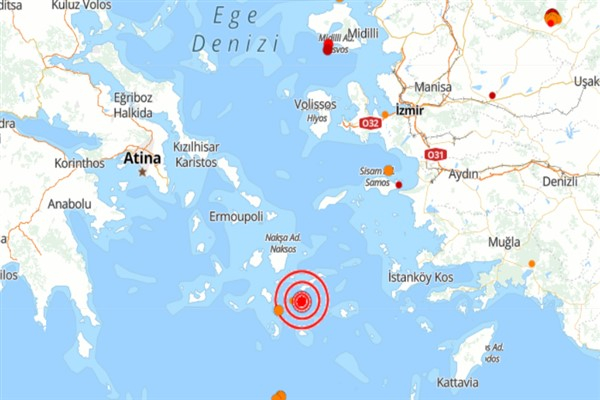 Ege Denizi'nde deprem