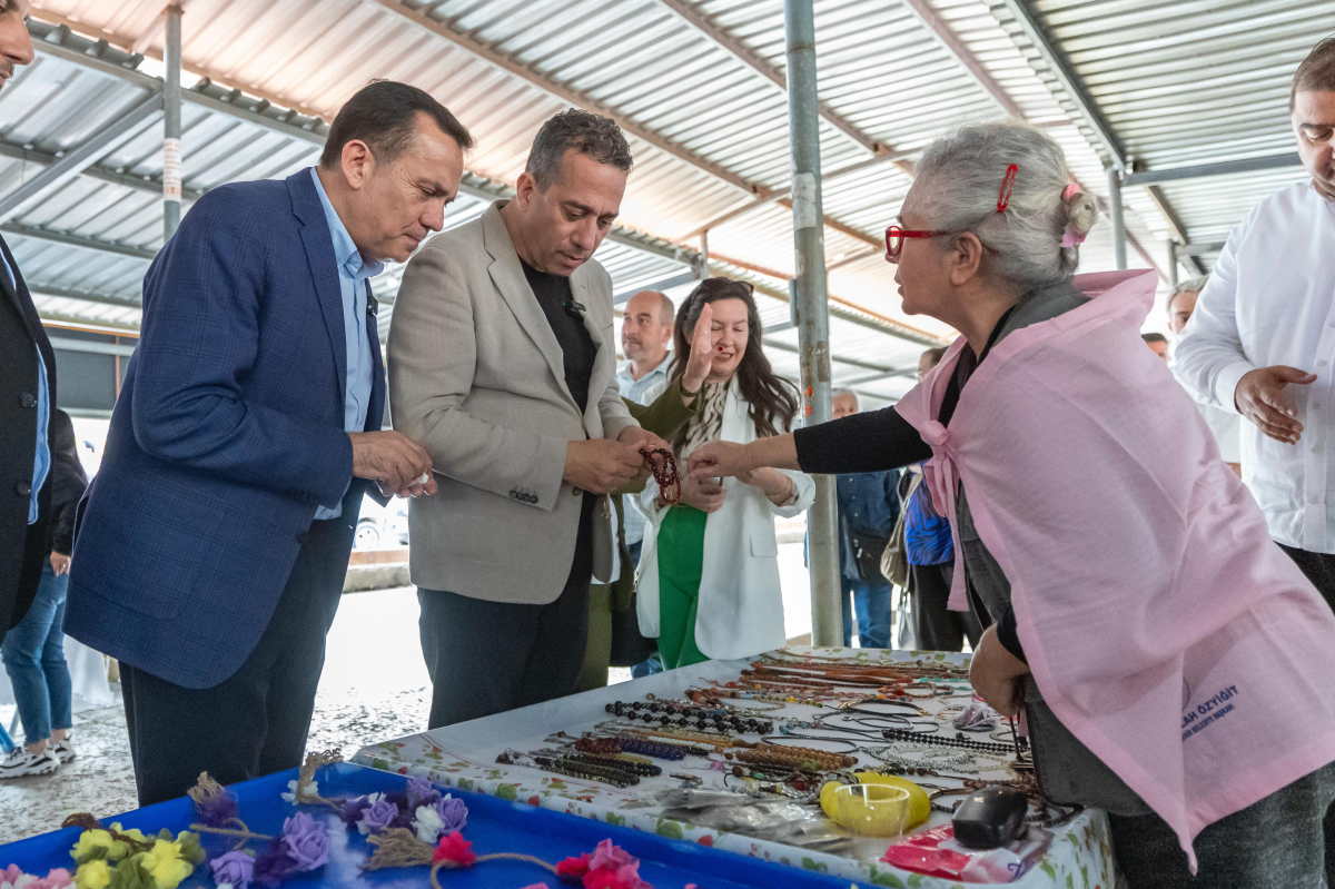 Yenişehir'de Pazar Ötesi Kadın Üretici Pazarı yeniden hizmete açıldı