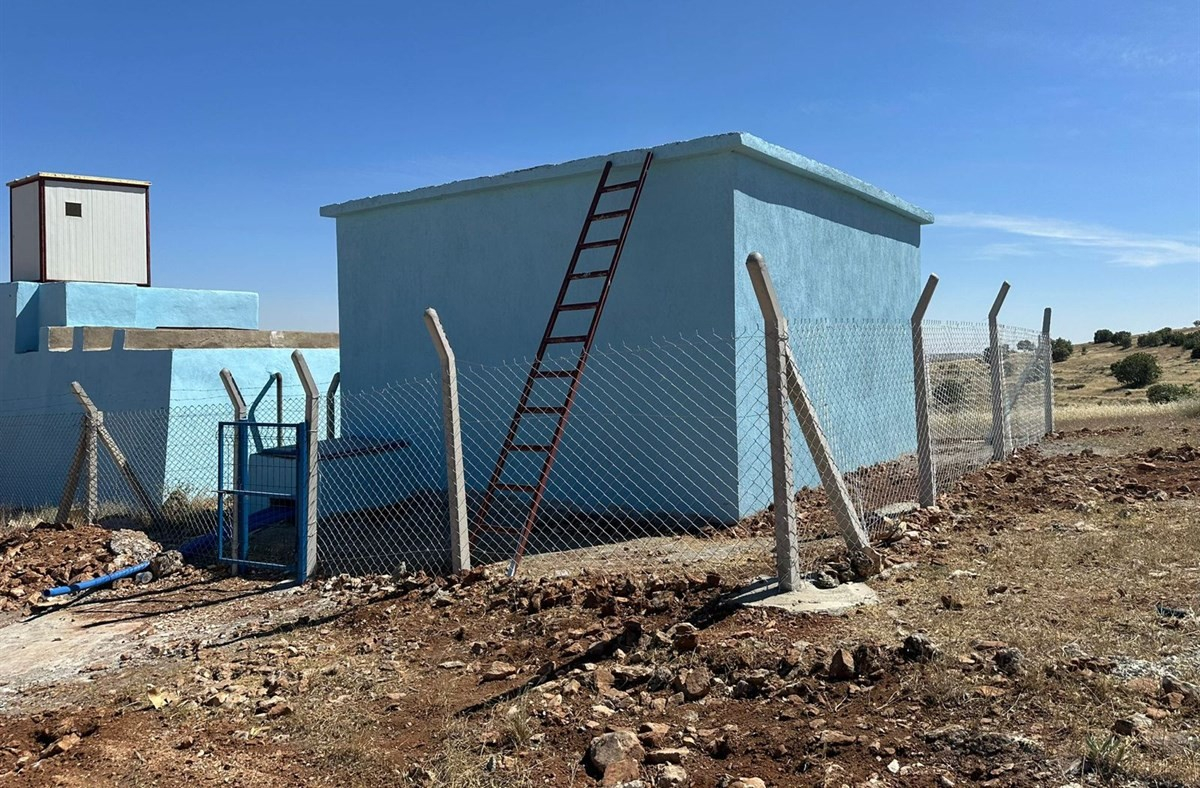 Batman'da 75 ton kapasiteli betonarme içme suyu deposu inşa edildi