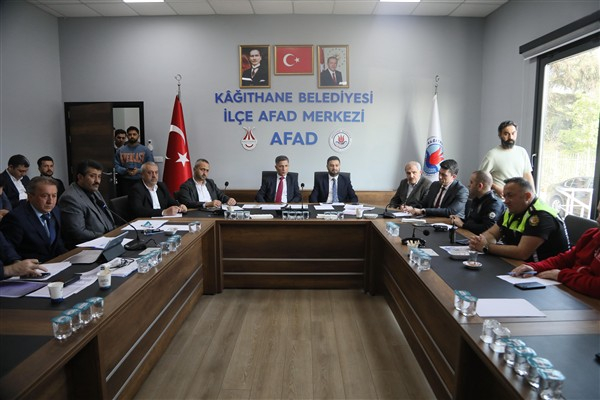 Kağıthane’de Afet Koordinasyon Toplantısı gerçekleşti