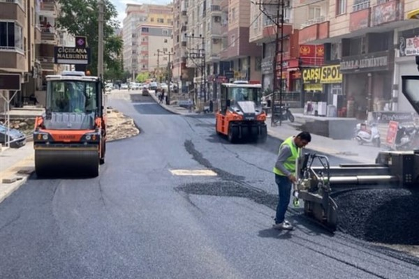 Mardin'de yol düzenleme çalışmaları
