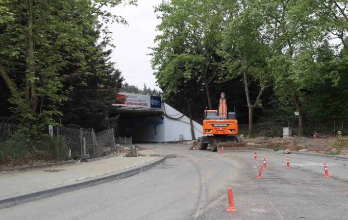 TEM Otoyolu Alt Geçidinde Estetik Yenilikler Yapılıyor