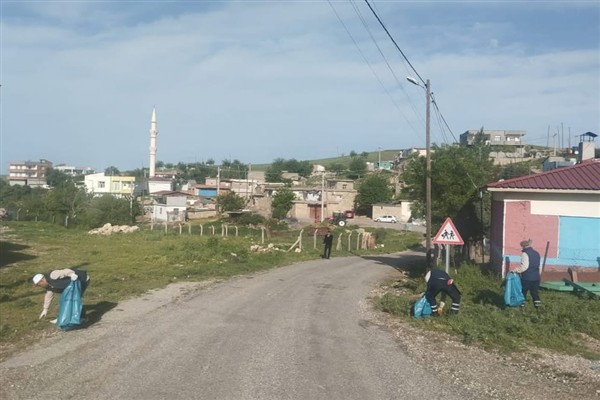 Silvan'da temizlik seferberliği sürdürülüyor