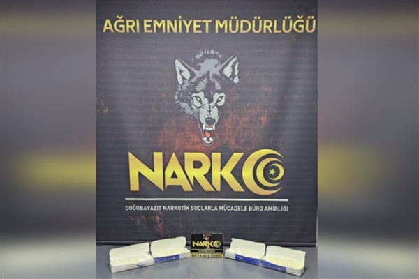 Ağrı'da 3 kilo 320 gram metamfetamin ele geçirildi