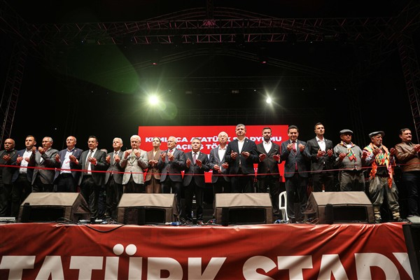 Kumluca Atatürk Stadyumu’nun resmi açılışı gerçekleştirildi