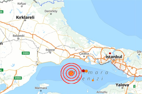 Marmara Denizi’nde deprem